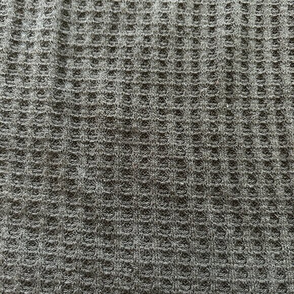 Plus Size Black Waffle Knit Tie Front Tee – Miholl (XXL, Relaxed Fit) - Picture 3 of 12